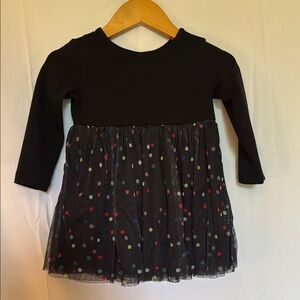 Hanna Andersson Black Baby Dress